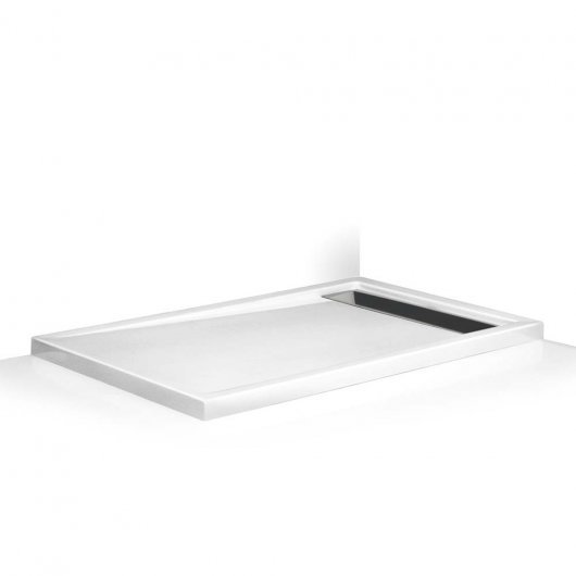 INTEGRO shower tray with integrated siphon cover